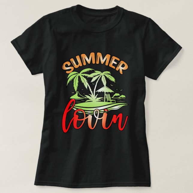 Summer Lovin Summer Break T Shirt (Design framsida)