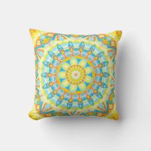 Summer Mandala Dekorativ kudde