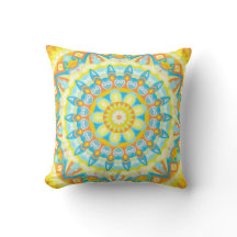 Summer Mandala Dekorativ kudde