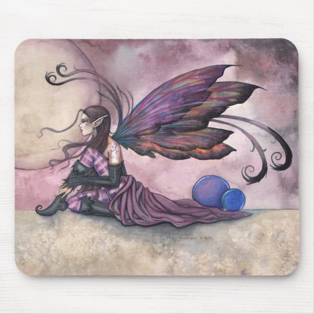 Summer Måne Fairy Mousepad av Molly Harrison Musmatta (Framsidan)