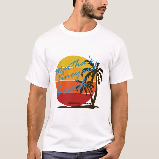 Summer Martha's Vineyard-Massachusetts T Shirt (Framsida)