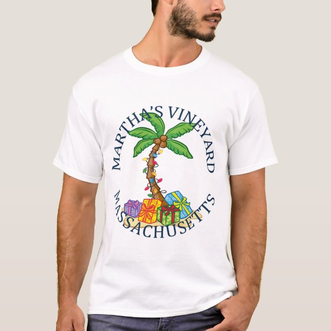 Summer Martha's Vineyard-Massachusetts T Shirt (Framsida)