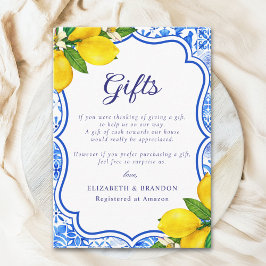 Summer Meditterranean Wedding with italian tiles Tilläggskort