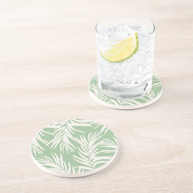 Summer Mint Tropical Löv Beach Home Decor Underlägg (Sidan)