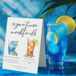 Summer Mocktails Blue Hawaiian Arnold Palmer