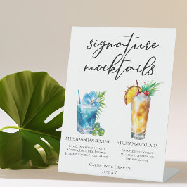 Summer Mocktails Blue Hawaiian Piña Colada