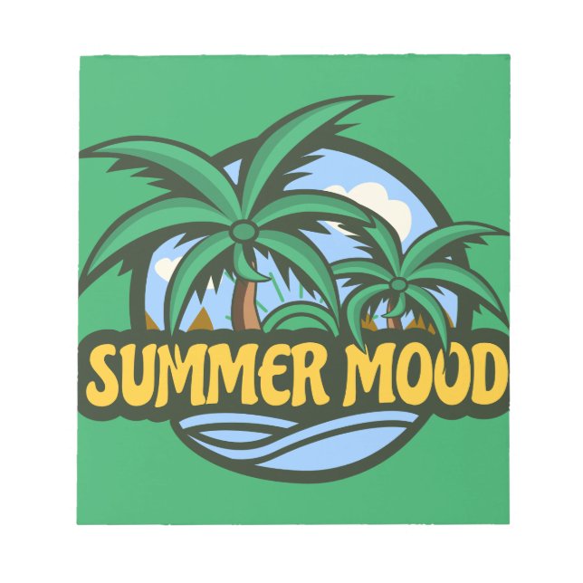 Summer Mood Anteckningsblock (Framsida)