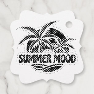 Summer Mood Gåvor Etiketter