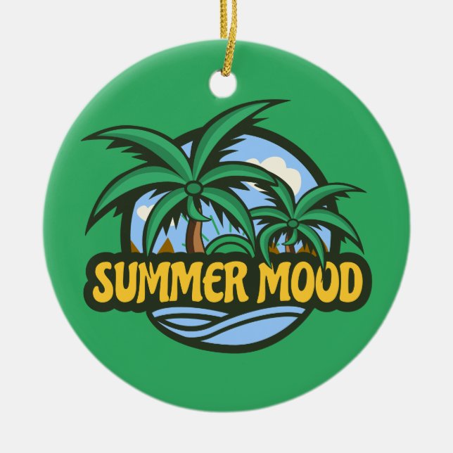 Summer Mood Julgransprydnad Keramik (Framsidan)