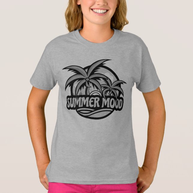 Summer Mood T Shirt (Framsida)