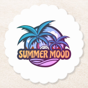 Summer Mood Underlägg Papper