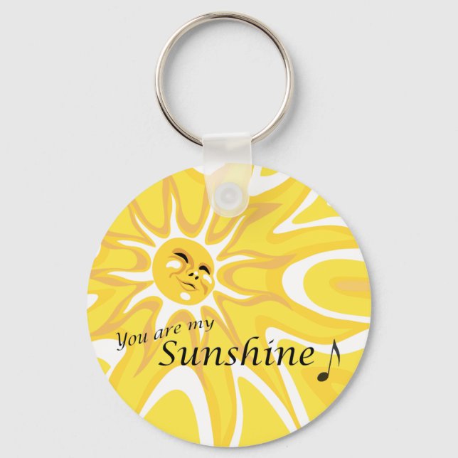 Summer My Sunshine Sol Keychain Nyckelring (Framsida)
