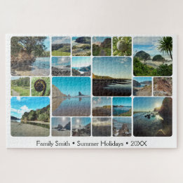 Summer New Zealand Travel Souvenir Photo Collage Pussel