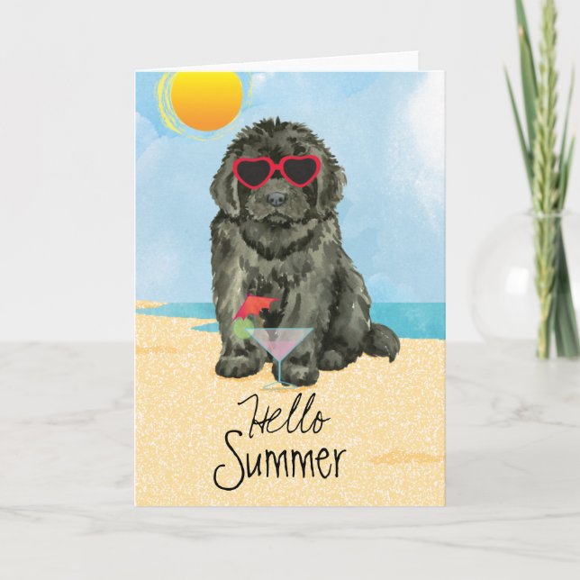 Summer Newfoundland Card Kort (Framsida)