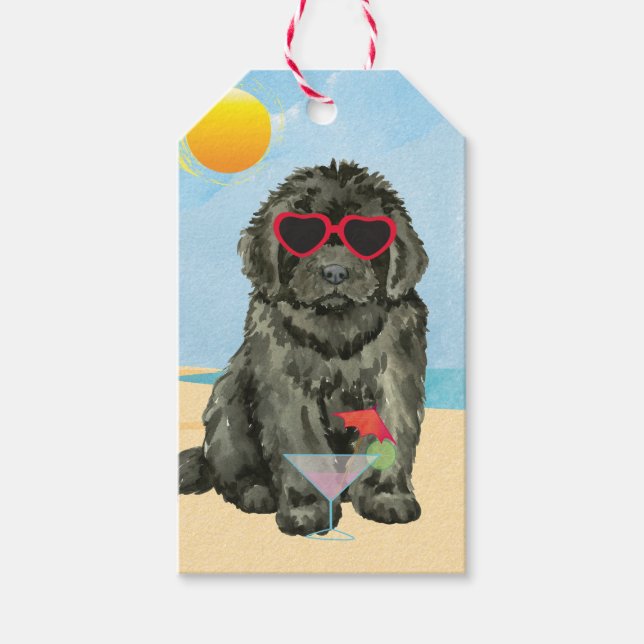 Summer Newfoundland Gift-Märkre Presentetikett (Framsidan)