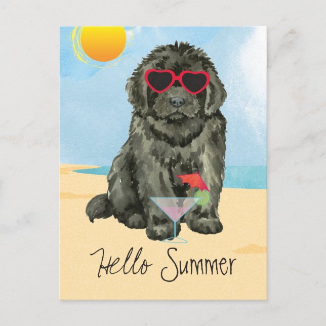 Summer Newfoundland Postcard Vykort (Framsida)