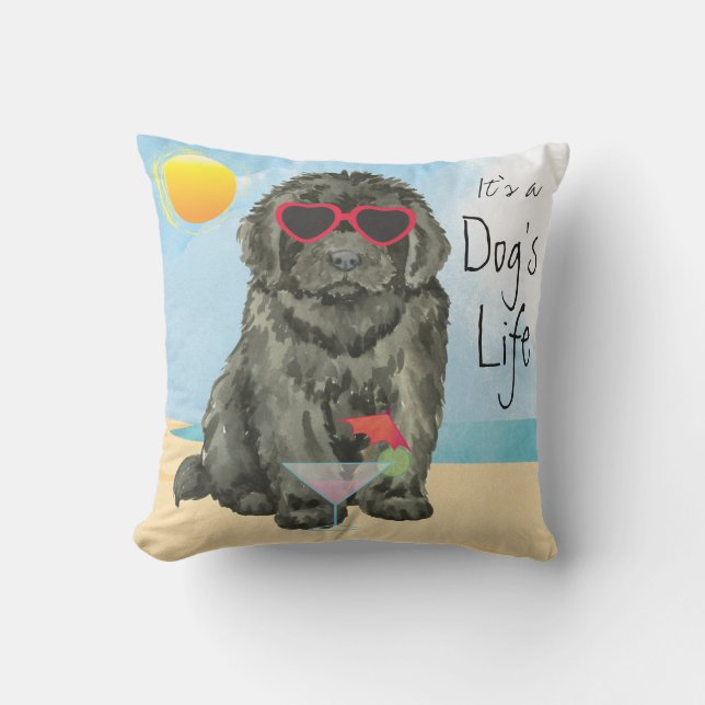 Summer Newfoundland utomhus Pillow Kudde (Framsida)
