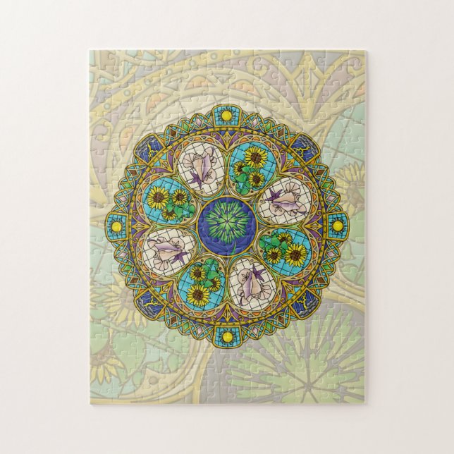 Summer Nouveau Puzzle Pussel (Vertikal)