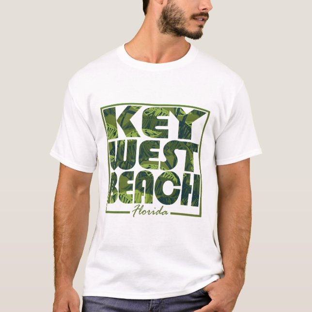 Summer nyckel väster-florida t shirt (Framsida)