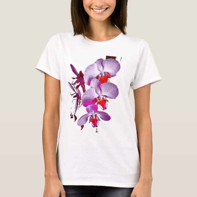 Summer orchid t shirt (Framsida)