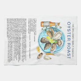 Summer Oyster Roast | Recipe Heirloom Tea Towel Kökshandduk