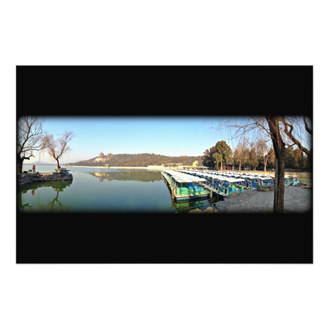 Summer Palace Boats Fototryck (Framsidan)