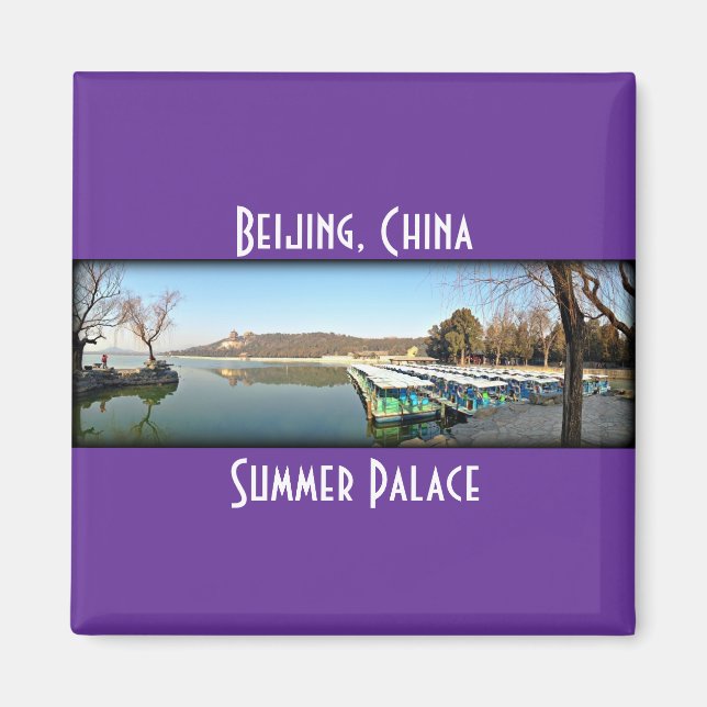 Summer Palace Boats Magnet (Framsidan)