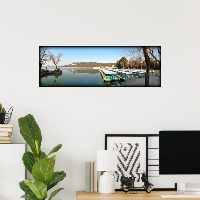 Summer Palace Boats Poster (Hemmakontoret)