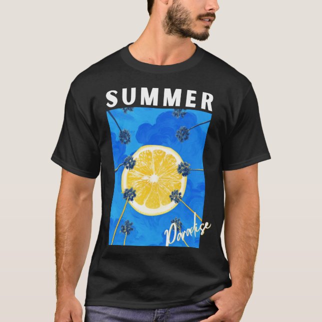 Summer Paradise Breeze T Shirt (Framsida)