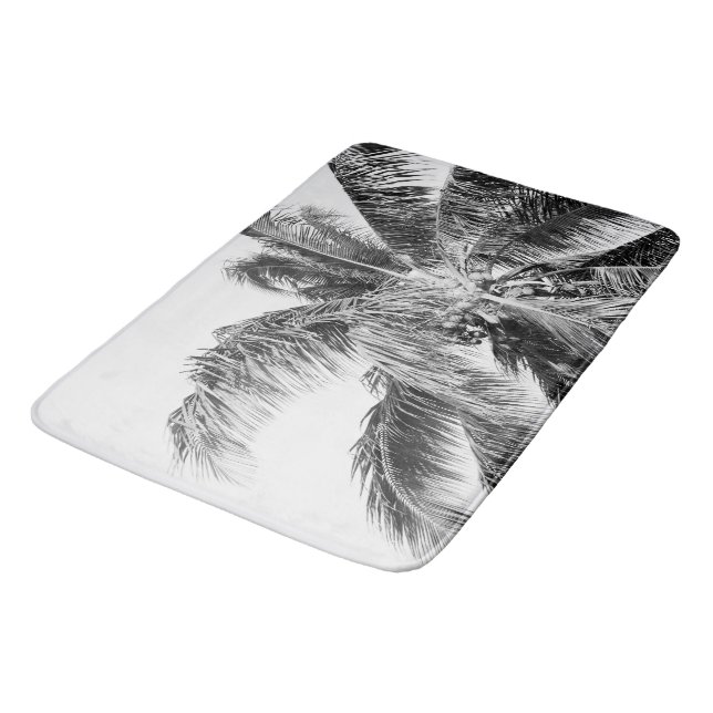 Summer Paradise Handflatan Träd #3 #tropical #wall Badrumsmatta (Vinklad)
