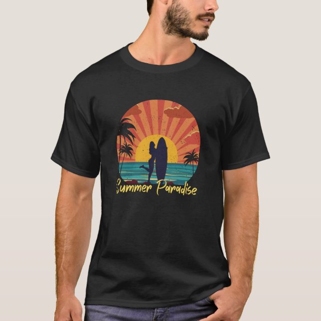 Summer Paradise T Shirt (Framsida)