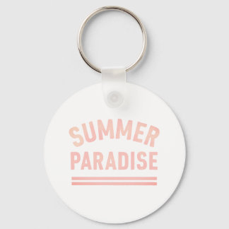 Summer Paradise T-Shirt - Pastel Styl Nyckelring