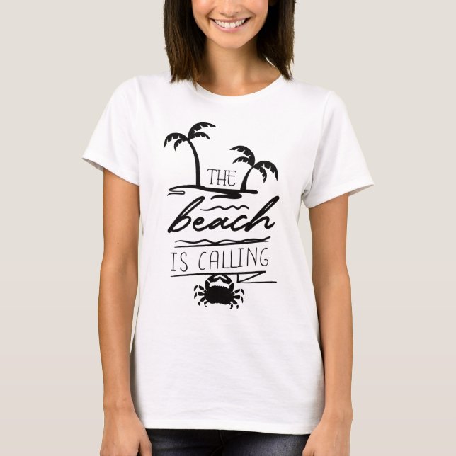 Summer Party Beach Festival Holiday Shirt T (Framsida)