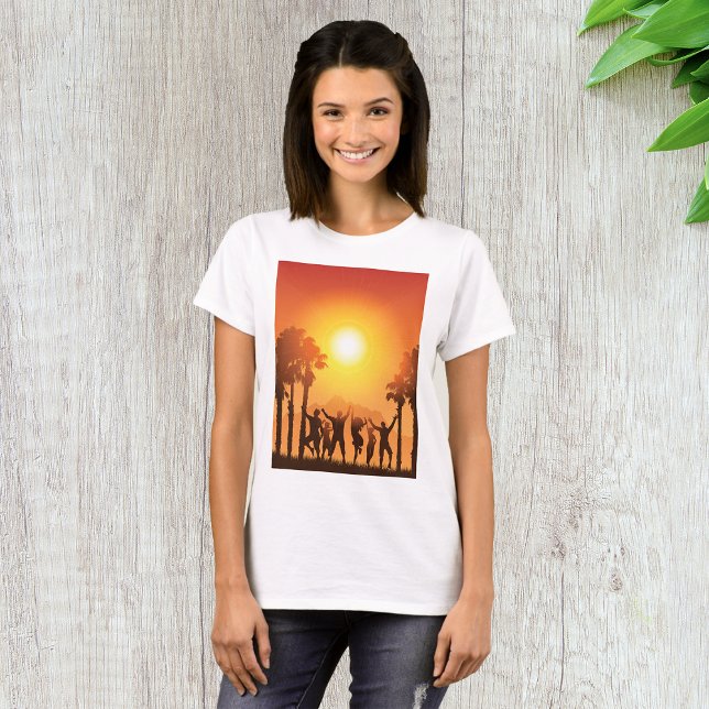 Summer Party Dancing Womens T-Shirt (Skapare uppladdad)