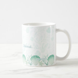 Summer Pearl Watercolor Ocean Design Kaffemugg