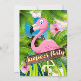 Summer Pelican Party Inbjudningar