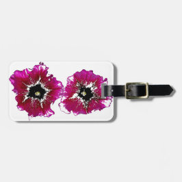 Summer Petunias Bagagebricka