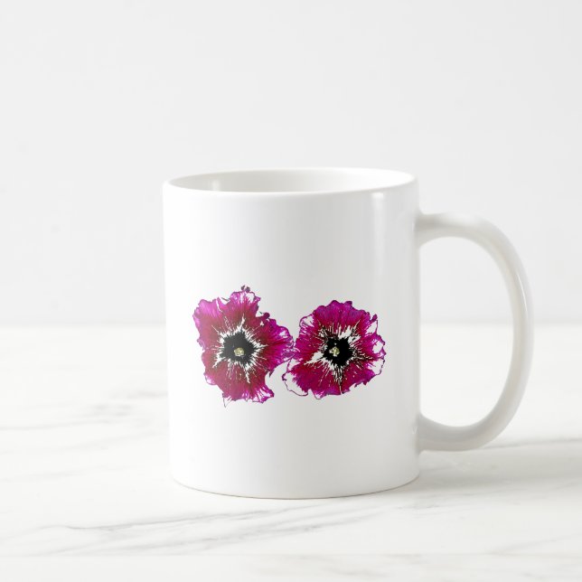 Summer Petunias Kaffemugg (Höger)
