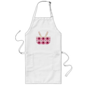 Summer Picnic Apron Långt Förkläde