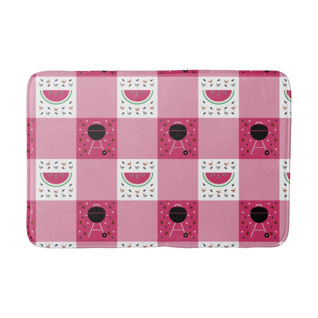 Summer Picnic Bath Mat Badrumsmatta (Framsidan)