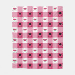 Summer Picnic Fleece Blanket
