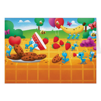 Summer Picnic Hälsningskort