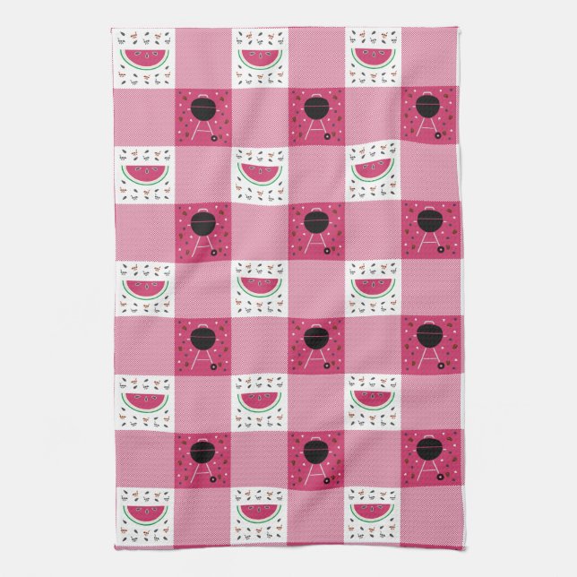 Summer Picnic Kitchen Towel Kökshandduk (Vertikal)