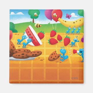 Summer Picnic Magnet