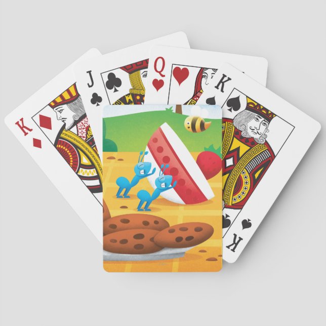 Summer Picnic Spel Kort (Baksidan)