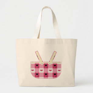 Summer Picnic Tote Bag Jumbo Tygkasse