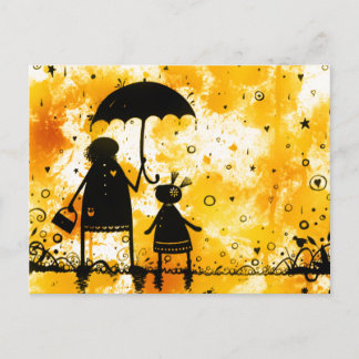 Summer Rain Vykort