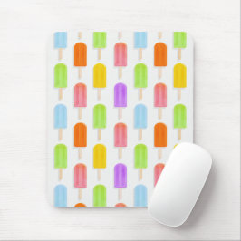 Summer Rainbow Popsicles Mönster Musmatta