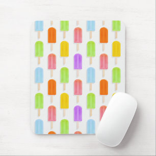 Summer Rainbow Popsicles Mönster Musmatta