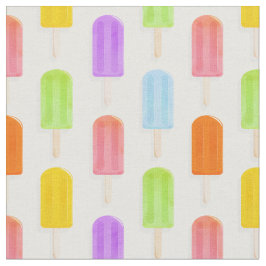 Summer Rainbow Popsicles Mönster Tyg